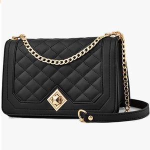 Chanel look alike, black crossbody bag/shoulder bag/ evening bag NWOT